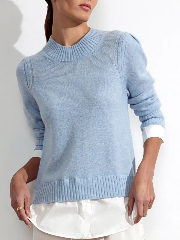 The Eton Layered Crew Looker sold by Brochu Walker