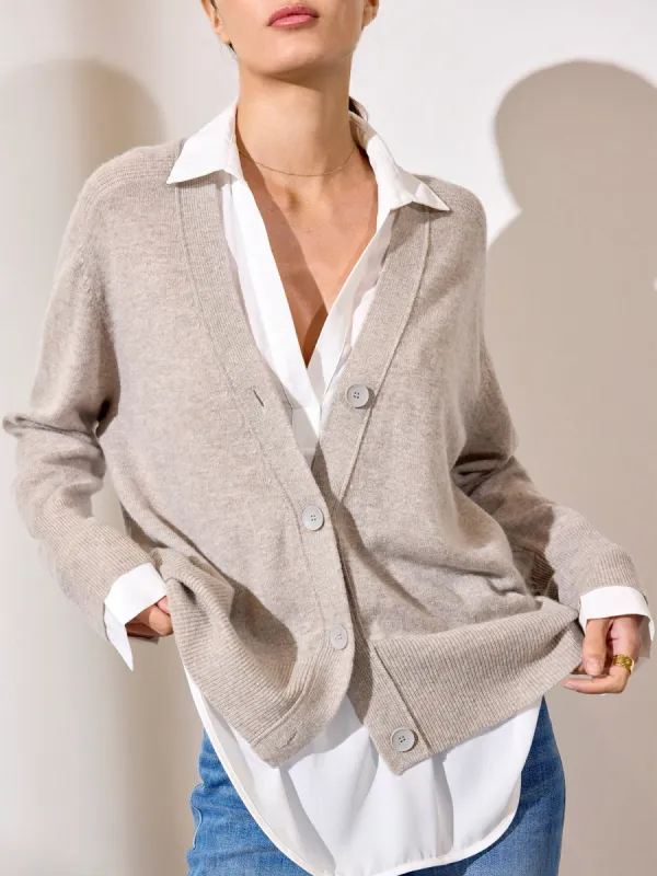 The Callie Layered Looker Cardigan sold by Brochu Walker