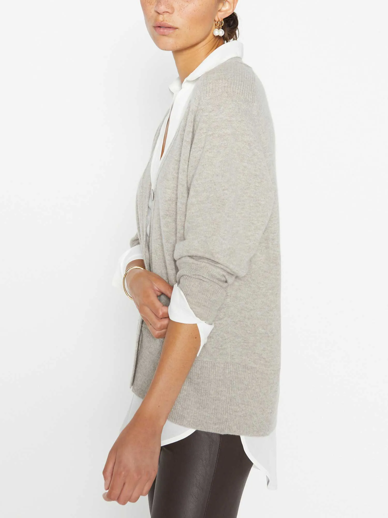 The Callie Layered Looker Cardigan sold by Brochu Walker product image thumbnail 4