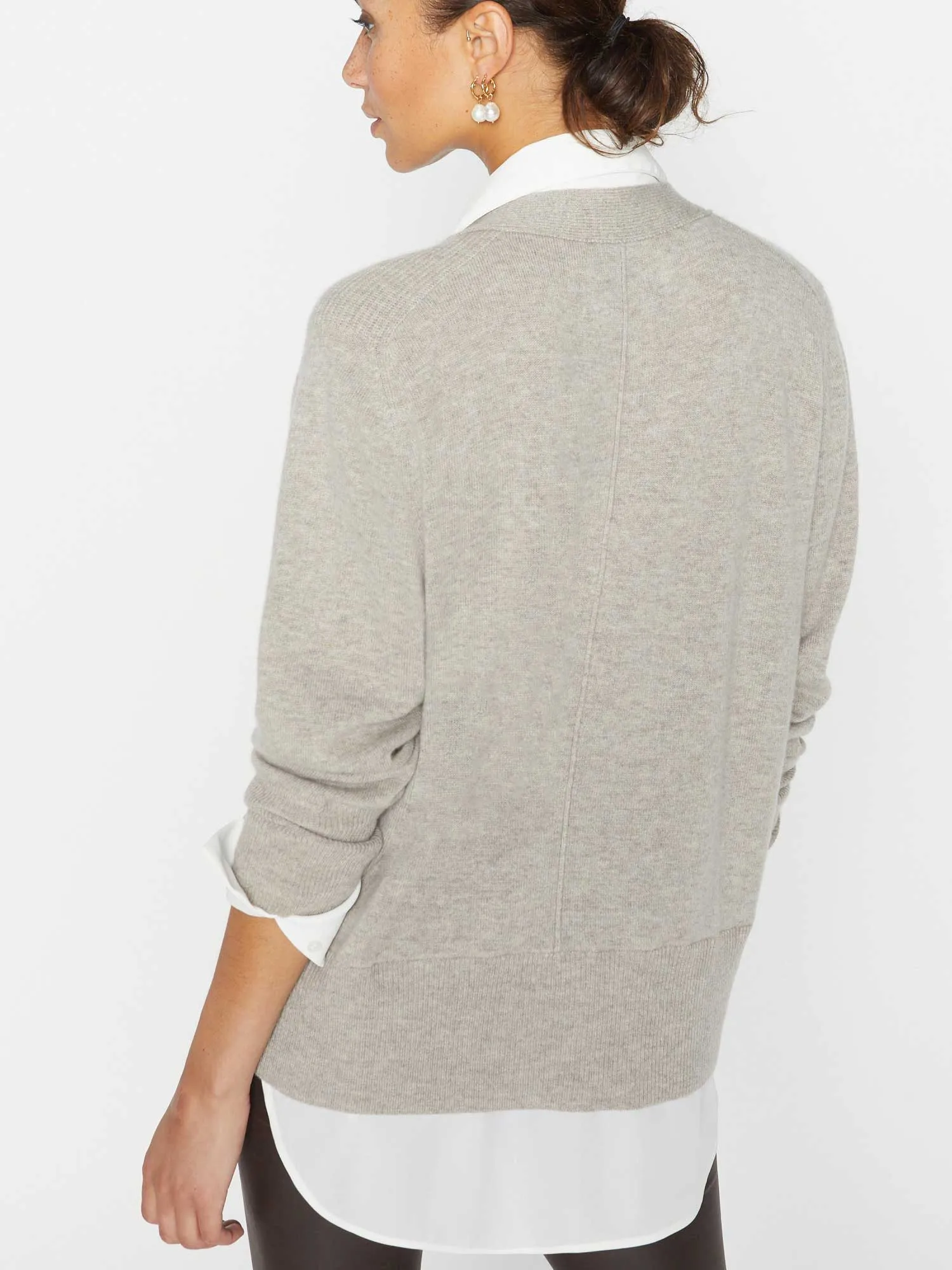 The Callie Layered Looker Cardigan sold by Brochu Walker product image thumbnail 5