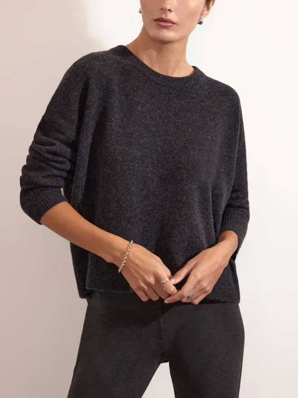 The Everyday Cashmere Bright Crew made by Brochu Walker