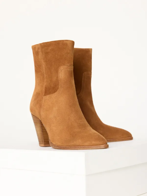 The Marfa Suede Ankle Boot sold by Brochu Walker