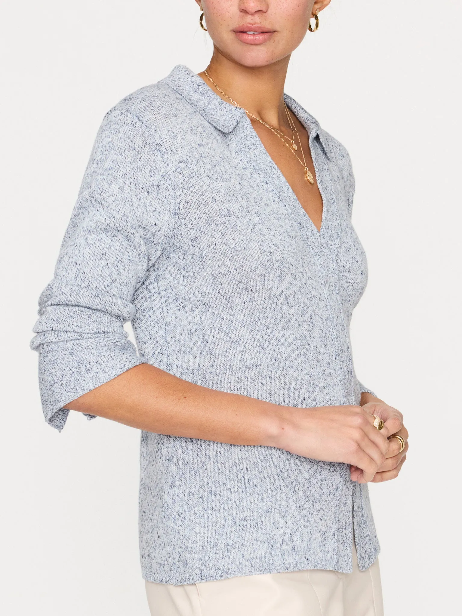 The Ansel Polo Pullover sold by Brochu Walker