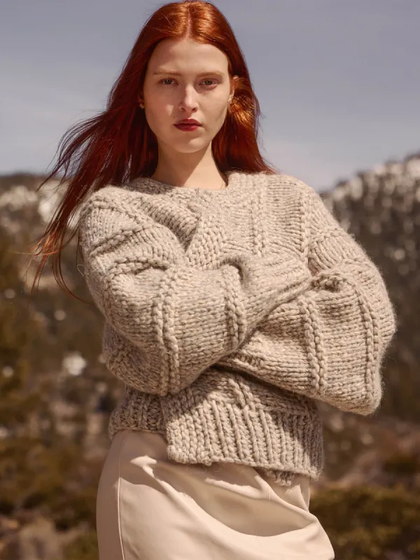 The Illia Handknit Cardigan sold by Brochu Walker