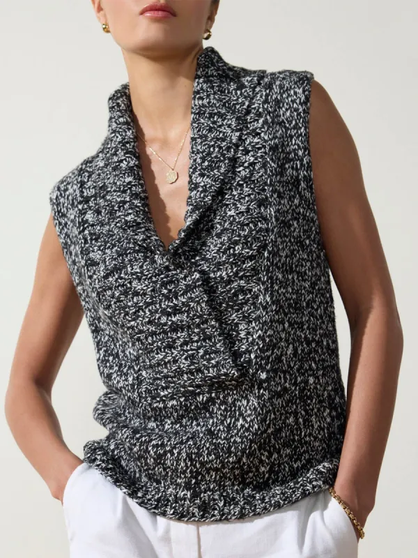 The Tore Marled Sweater Vest made by Brochu Walker