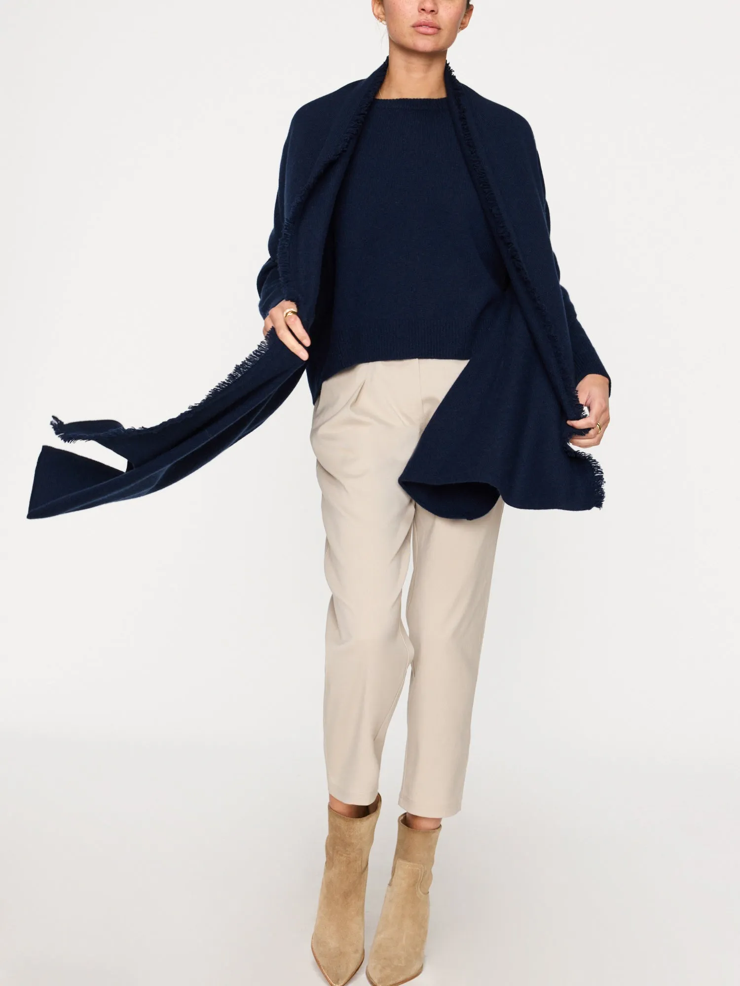 The Cashmere Fringe Wrap sold by Brochu Walker product image thumbnail 5