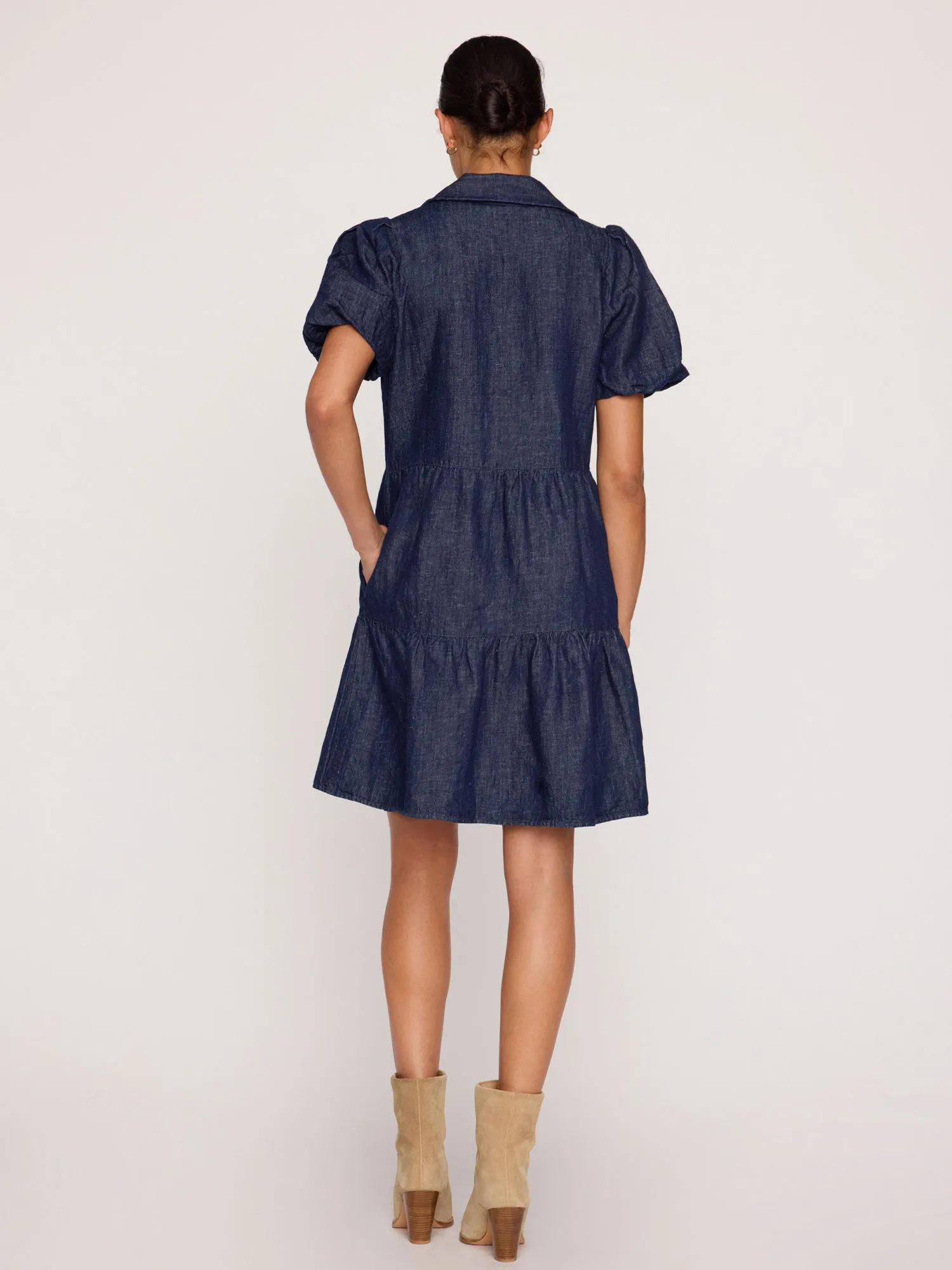 The Havana Mini Indigo Dress sold by Brochu Walker product image thumbnail 4