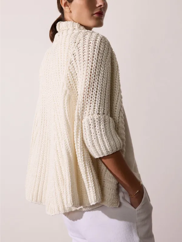 The Fida Handknit Shrug sold by Brochu Walker