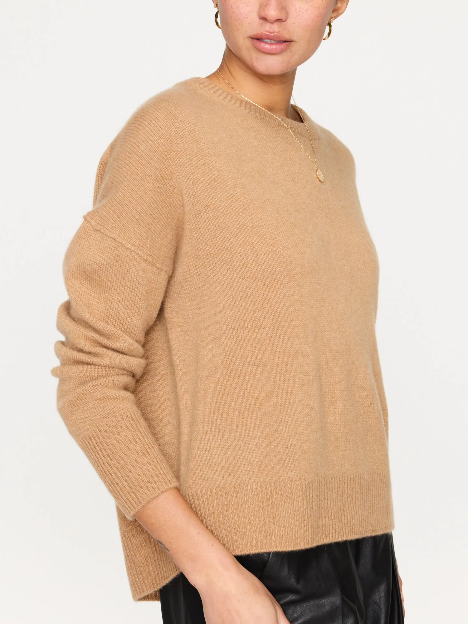 The Everyday Cashmere Bright Crew sold by Brochu Walker