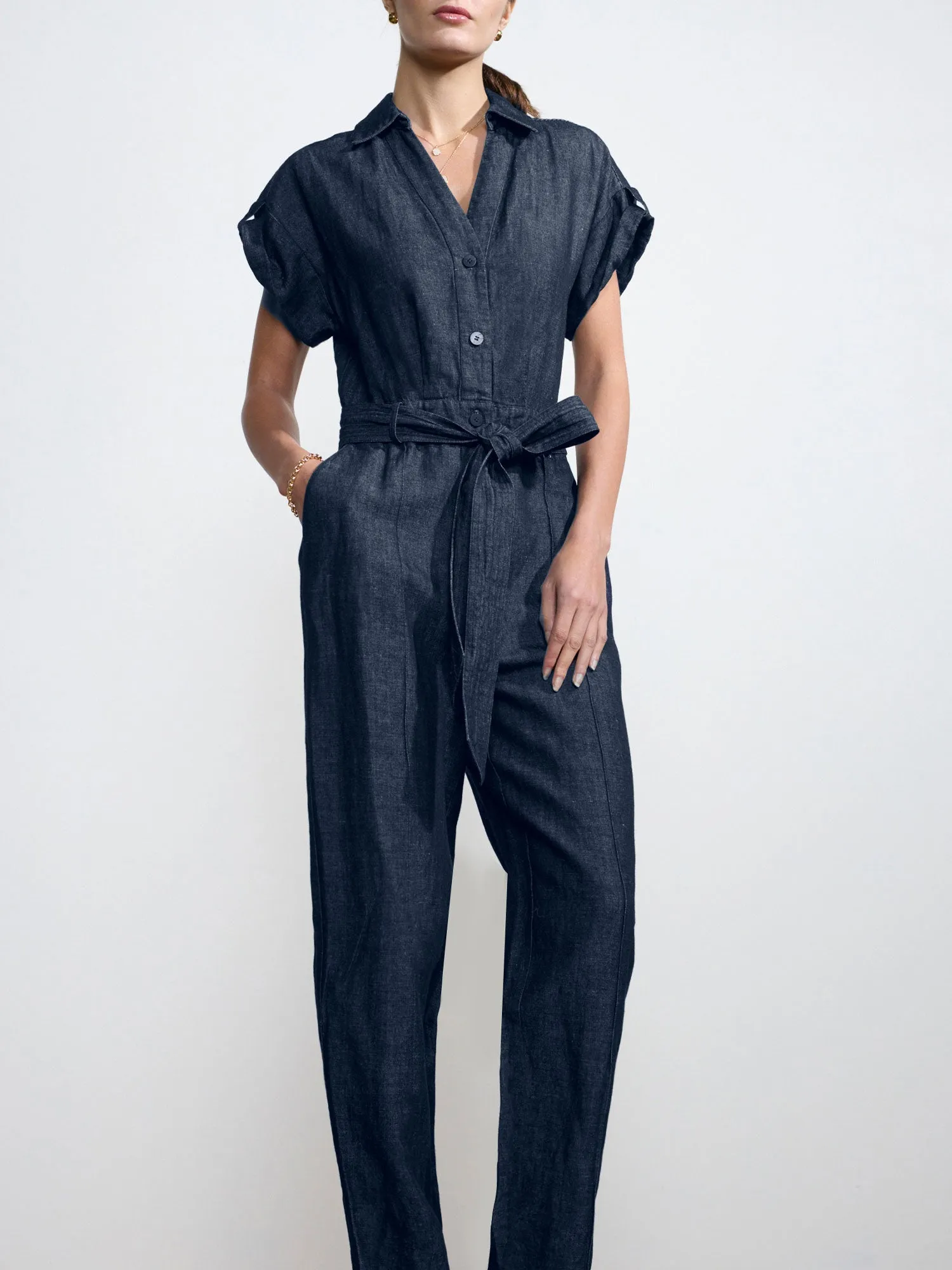 The Banks Jumpsuit sold by Brochu Walker