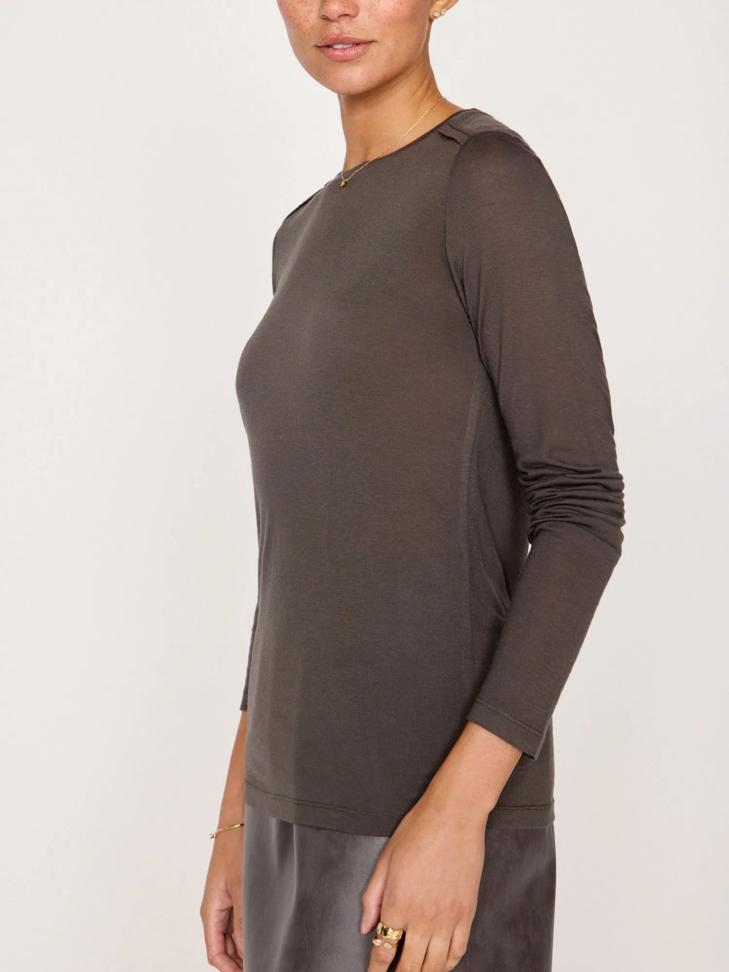 The Georgie Long Sleeve Tee sold by Brochu Walker product image thumbnail 2