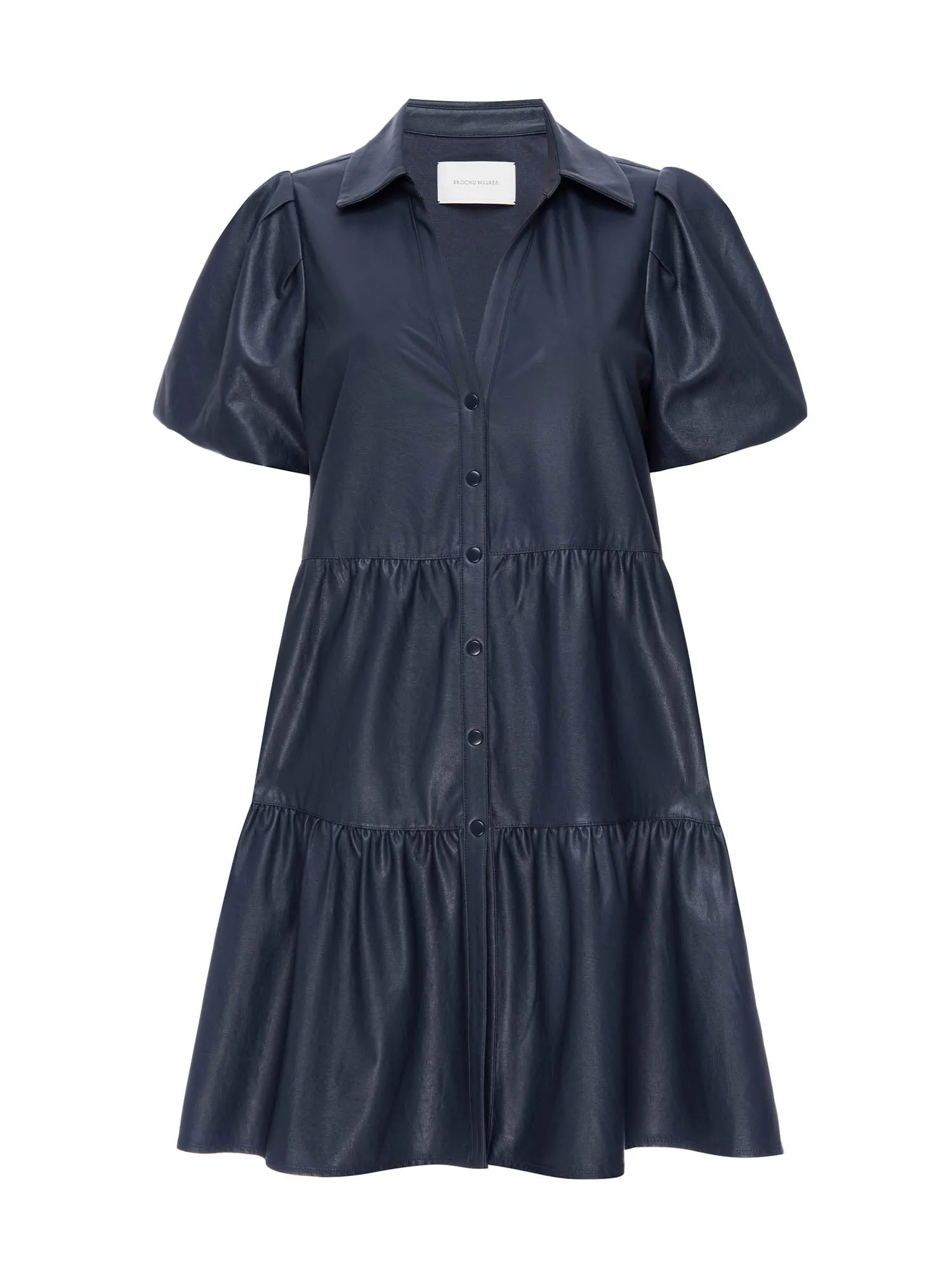 The Havana Vegan Leather Mini Dress sold by Brochu Walker product image thumbnail 2