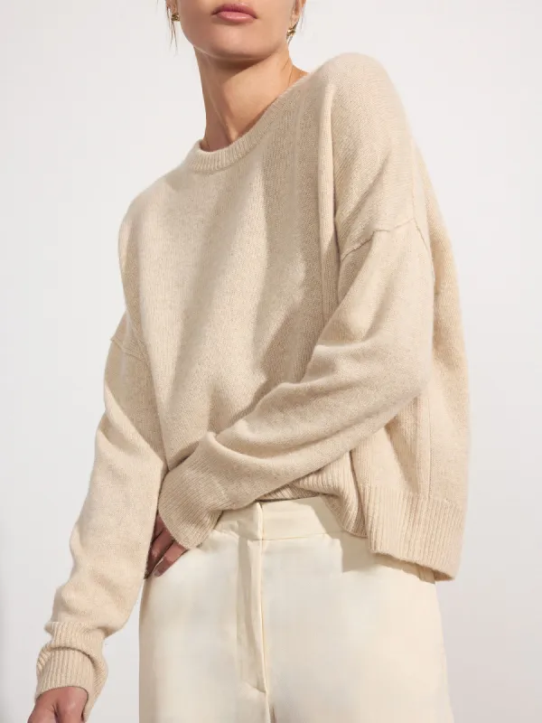 The Everyday Cashmere Bright Crew made by Brochu Walker