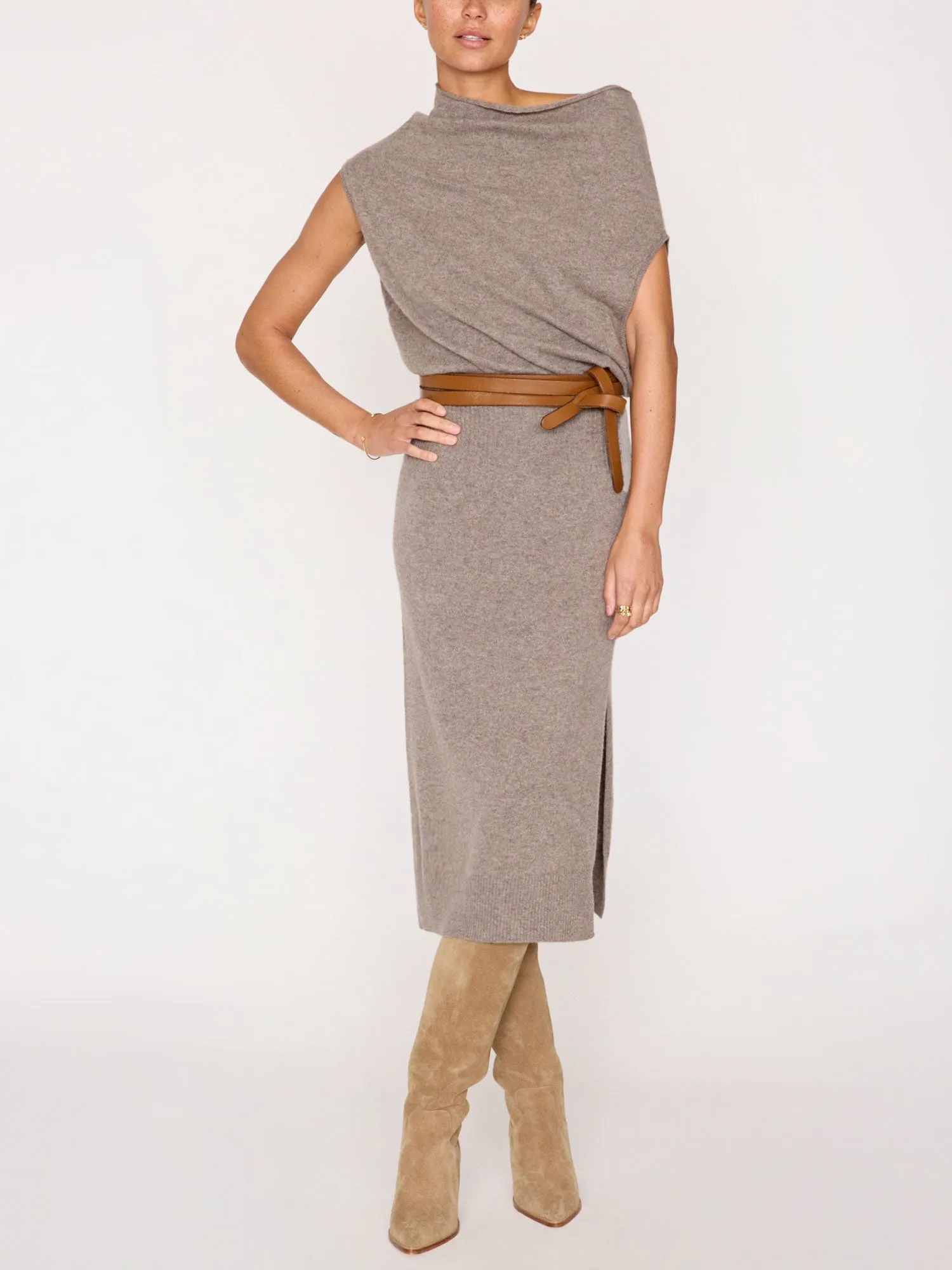 The Lori Sleeveless Cashmere Dress sold by Brochu Walker product image thumbnail 4