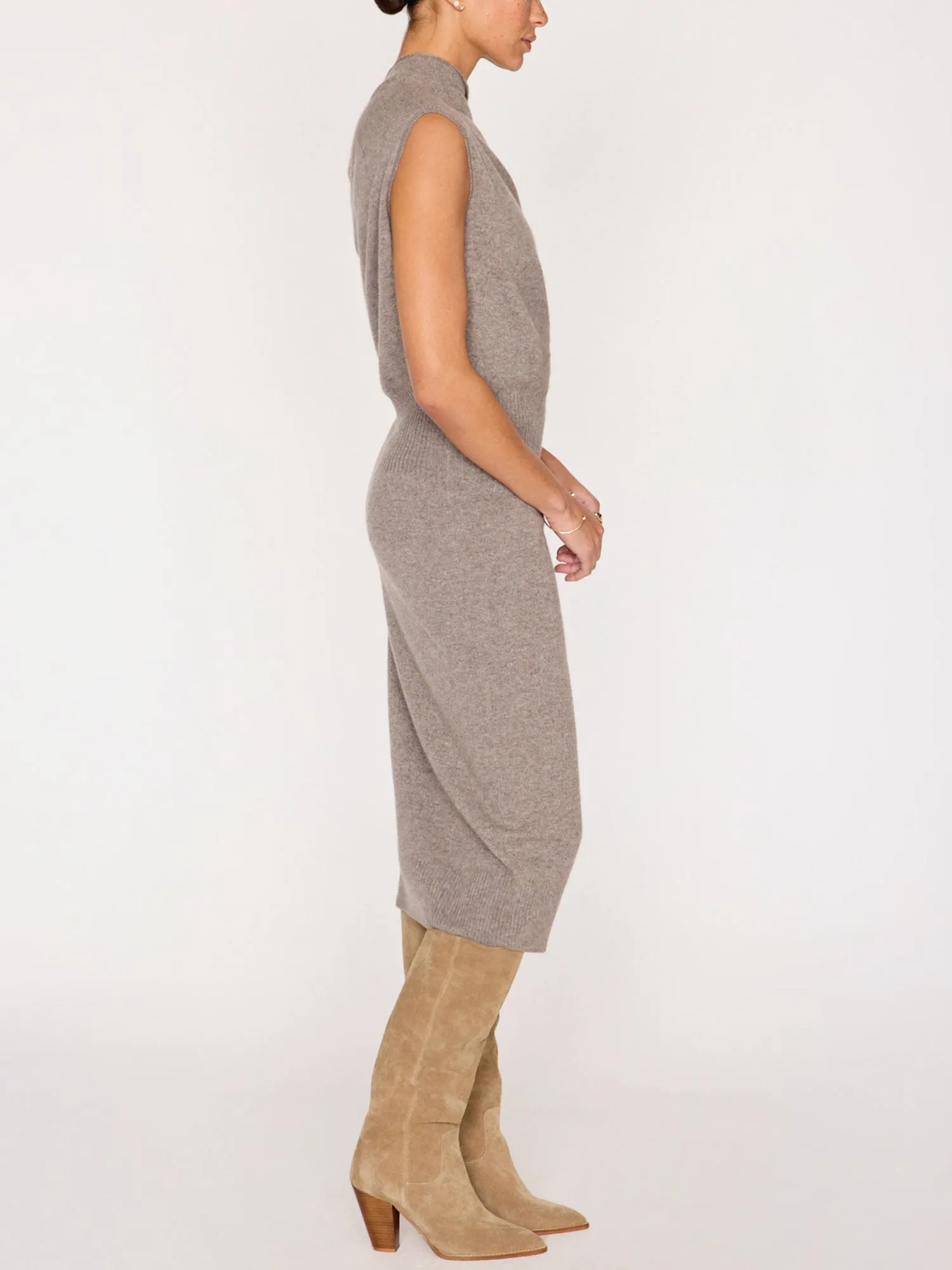 The Lori Sleeveless Cashmere Dress sold by Brochu Walker product image thumbnail 5