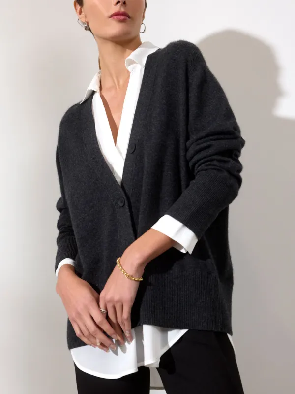 The Callie Layered Looker Cardigan sold by Brochu Walker