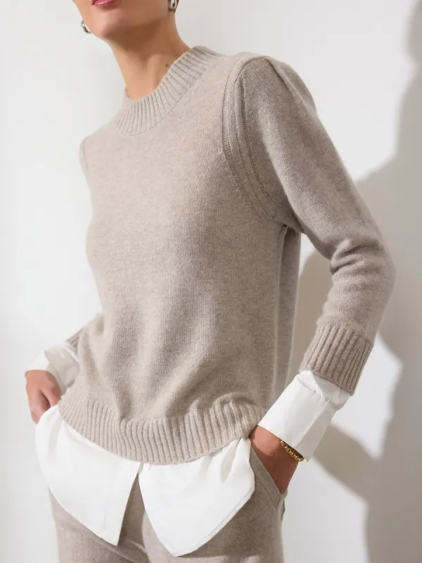 The Eton Layered Crew Looker sold by Brochu Walker