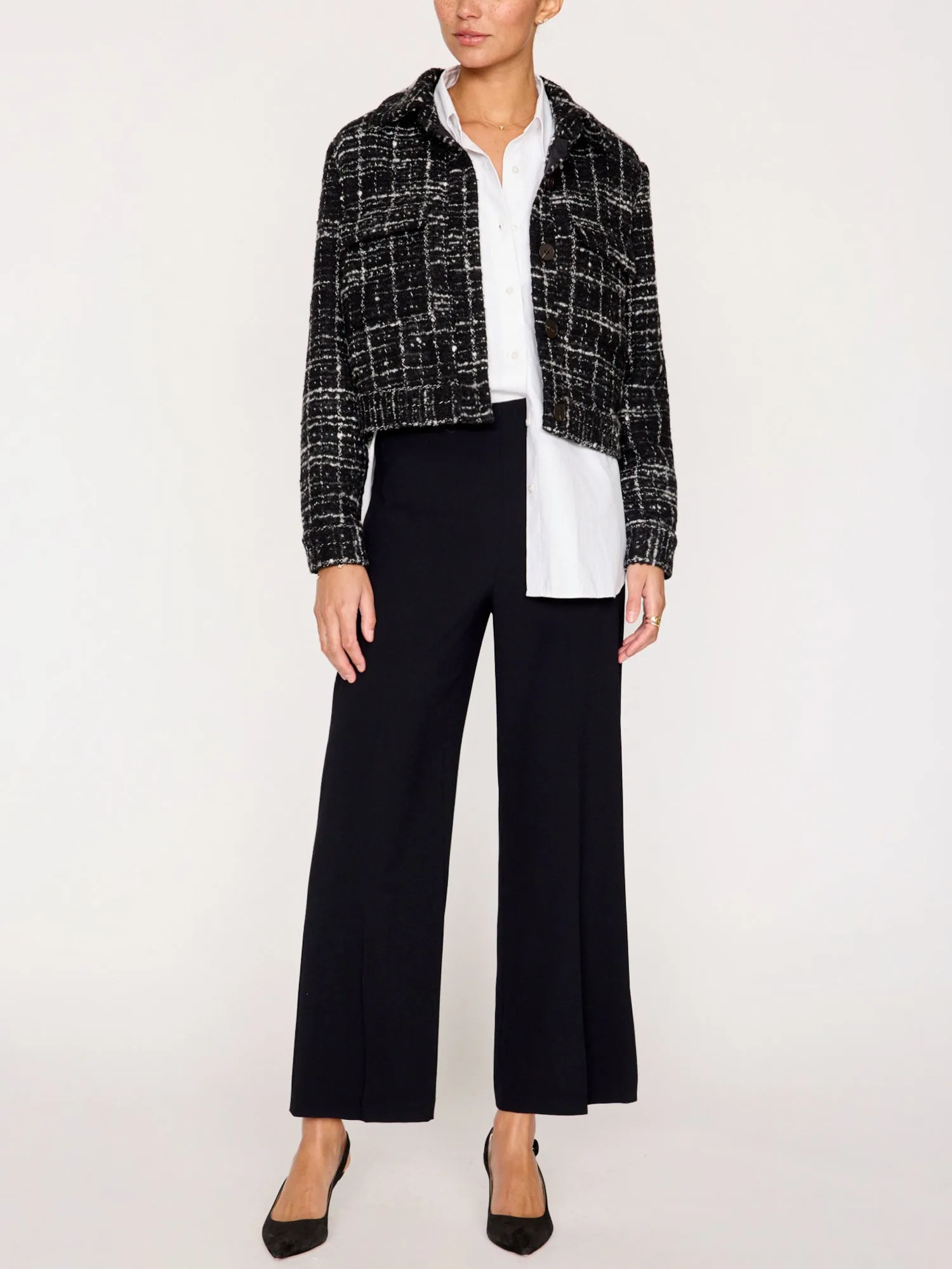 The Tweed Cropped Jacket sold by Brochu Walker product image thumbnail 5