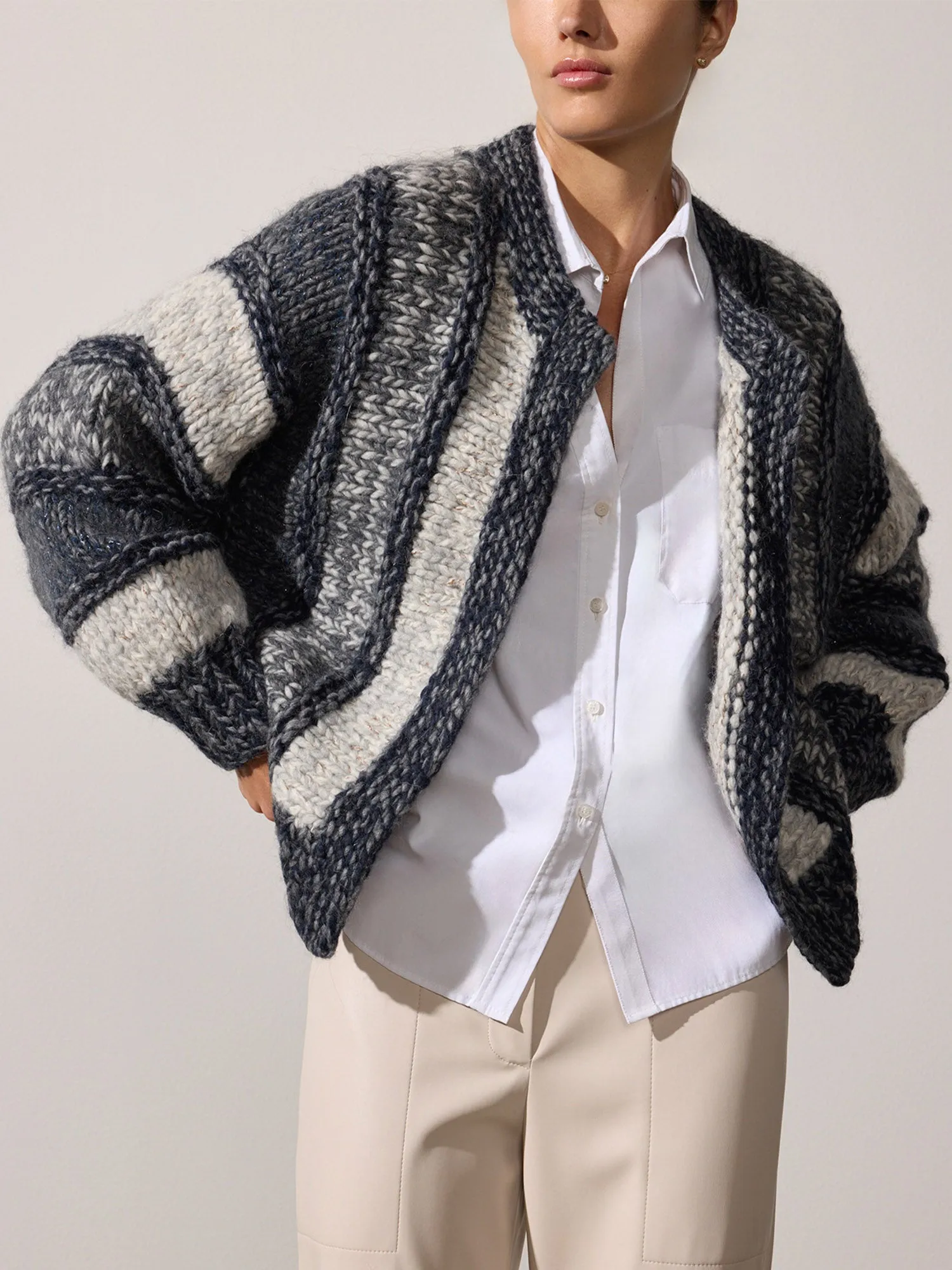 The Illia Handknit Cardigan sold by Brochu Walker product image thumbnail 3