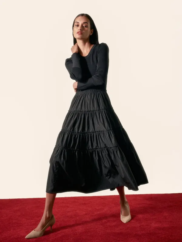 The Ava Tiered Dress sold by Brochu Walker