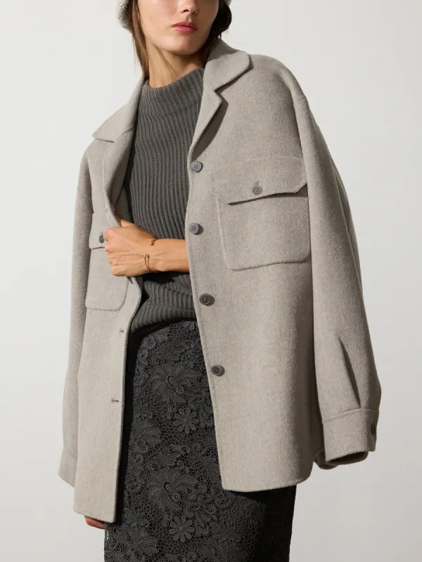 The Ezra Shirt Jacket sold by Brochu Walker