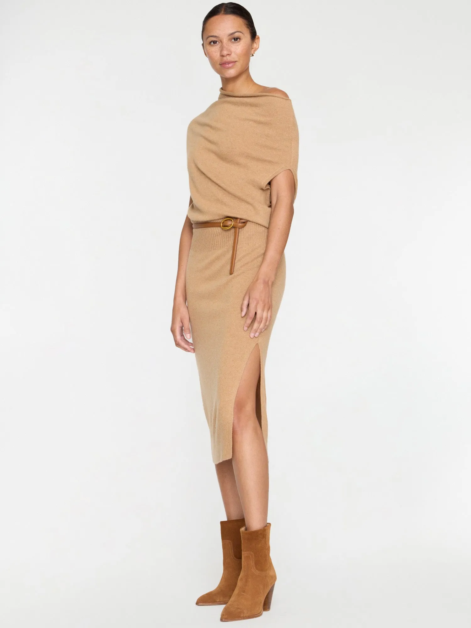 The Lori Sleeveless Cashmere Dress sold by Brochu Walker product image thumbnail 4
