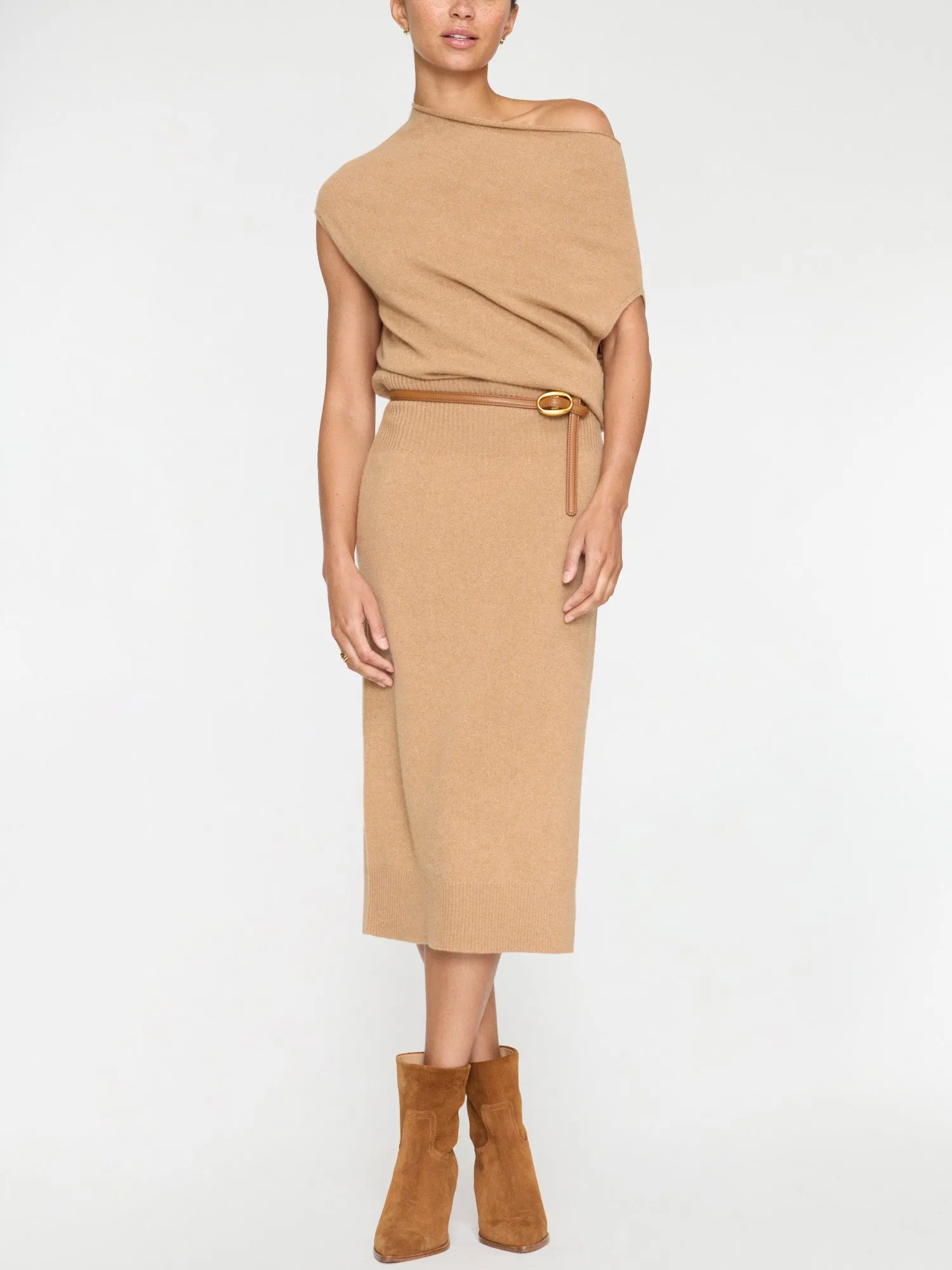 The Lori Sleeveless Cashmere Dress sold by Brochu Walker product image thumbnail 3