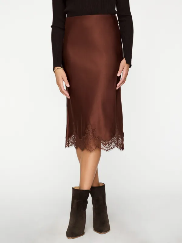 The Clara Silk Skirt sold by Brochu Walker
