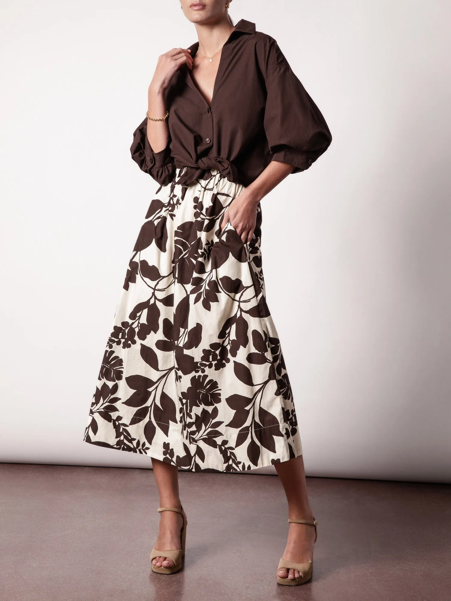 The Edda Printed Skirt sold by Brochu Walker product image thumbnail 5