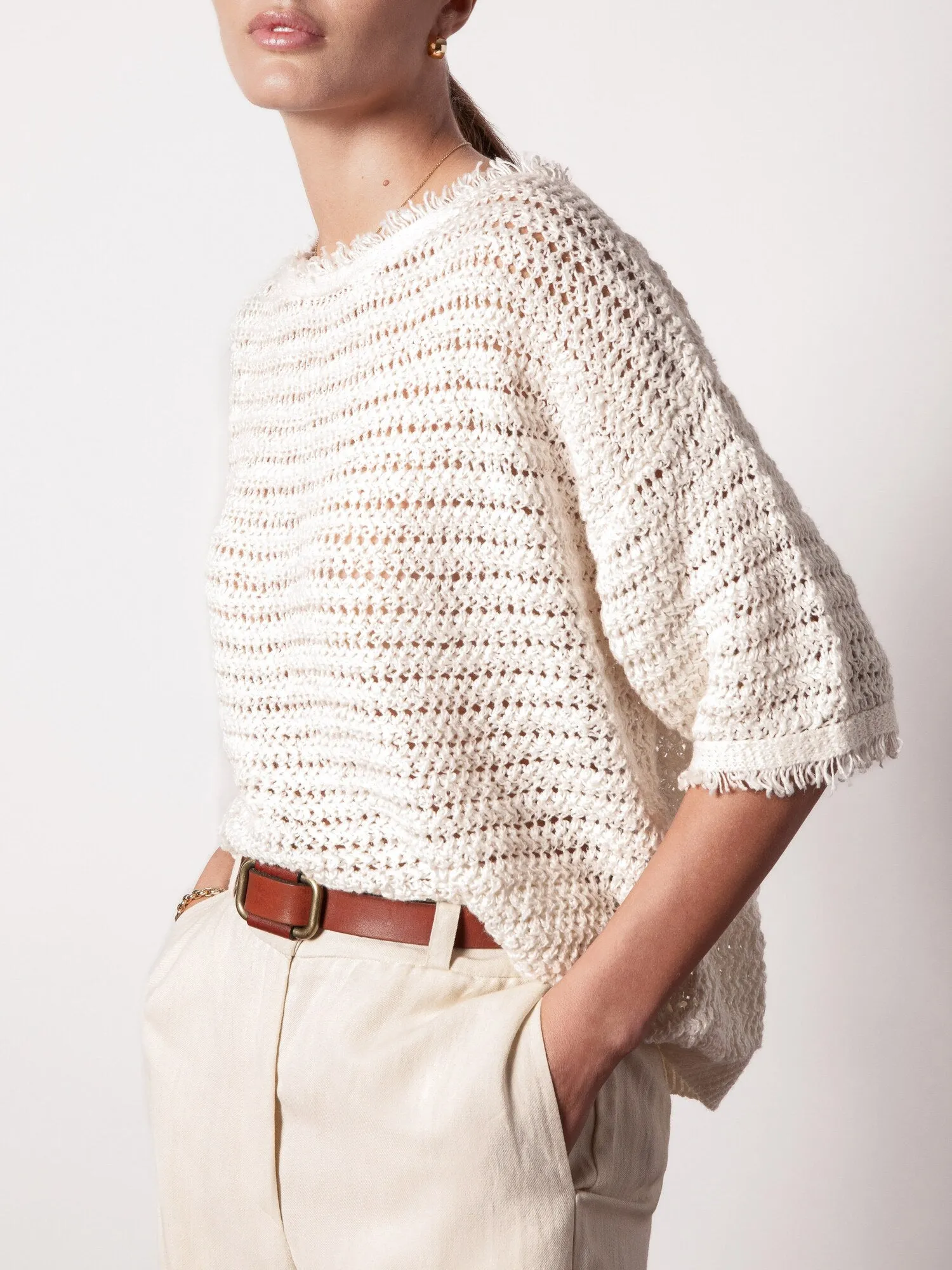 The Simi Fringe Pullover sold by Brochu Walker product image thumbnail 3