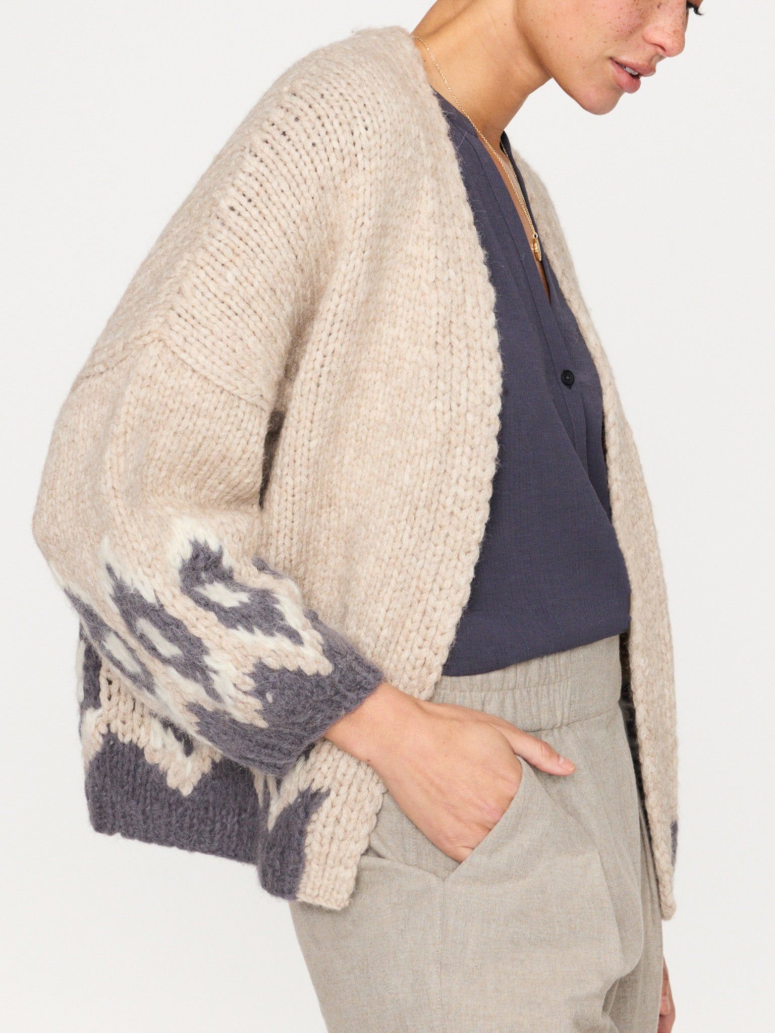 The Adira Handknit Cardigan sold by Brochu Walker product image thumbnail 3
