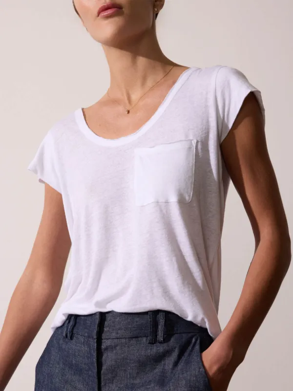 The Lane Scoop Tee sold by Brochu Walker