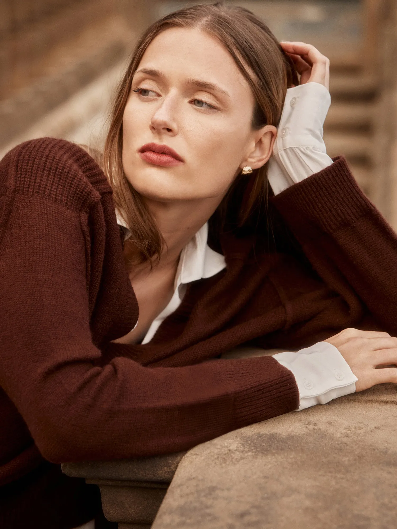 The Looker Layered V-Neck sold by Brochu Walker product image thumbnail 2