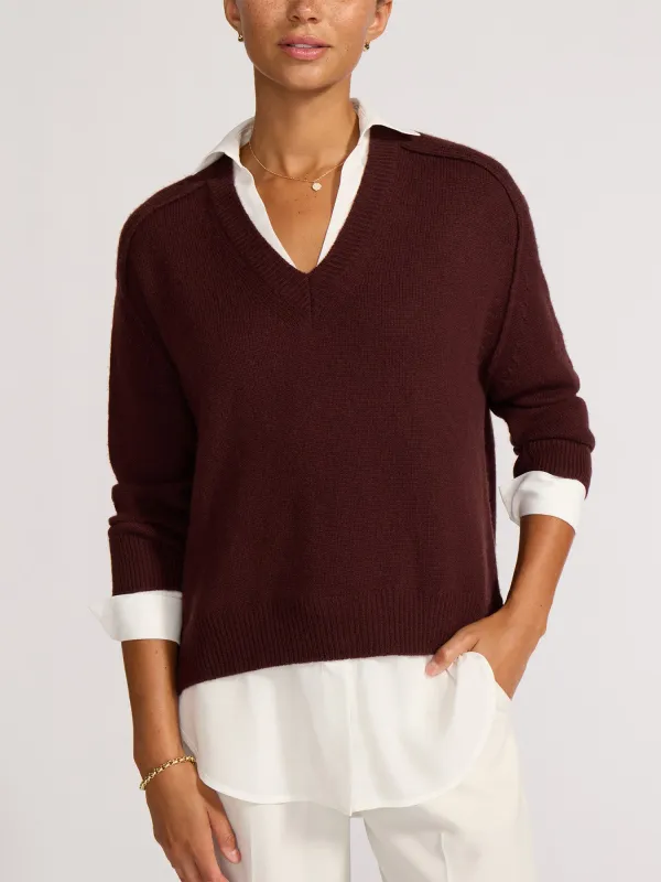 The Looker Layered V-Neck sold by Brochu Walker