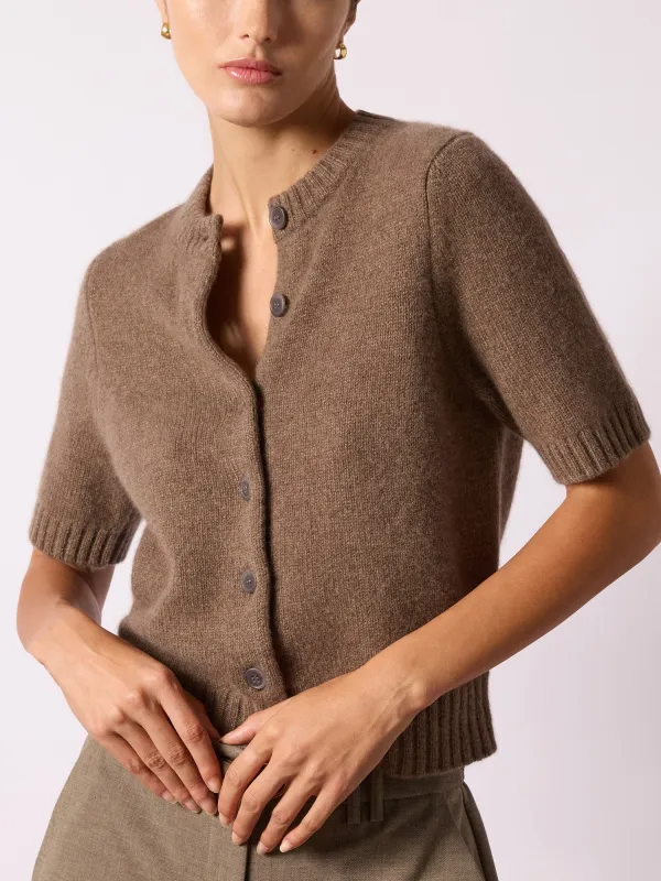 The Rhea Cashmere Cardigan sold by Brochu Walker