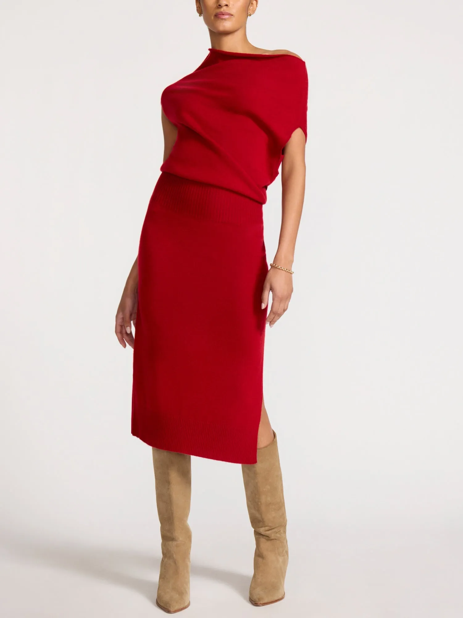 The Lori Sleeveless Cashmere Dress sold by Brochu Walker product image thumbnail 4