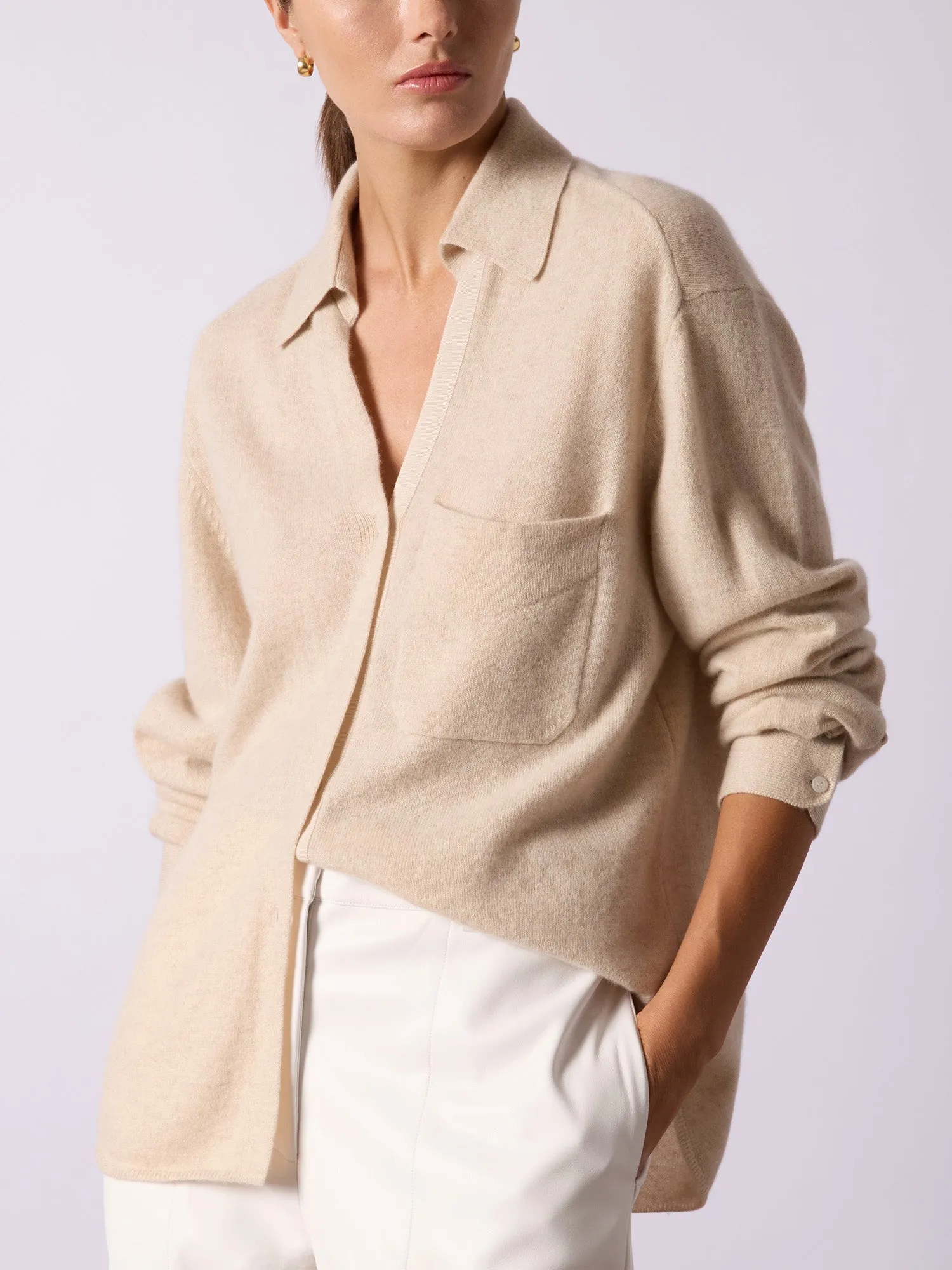 The Everyday Cashmere Shirt sold by Brochu Walker