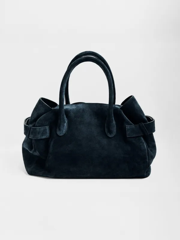 The Petite Suede Tote made by Brochu Walker