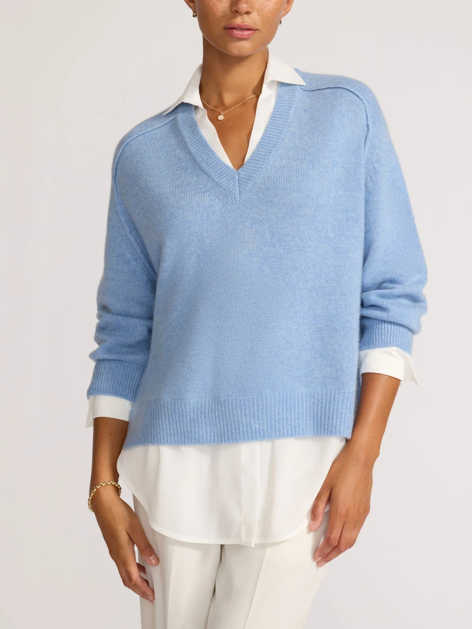 The Looker Layered V-Neck sold by Brochu Walker