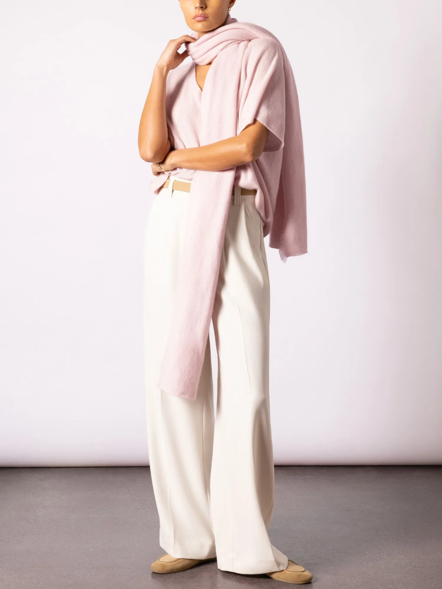 The Cashmere Fringe Wrap sold by Brochu Walker product image thumbnail 4