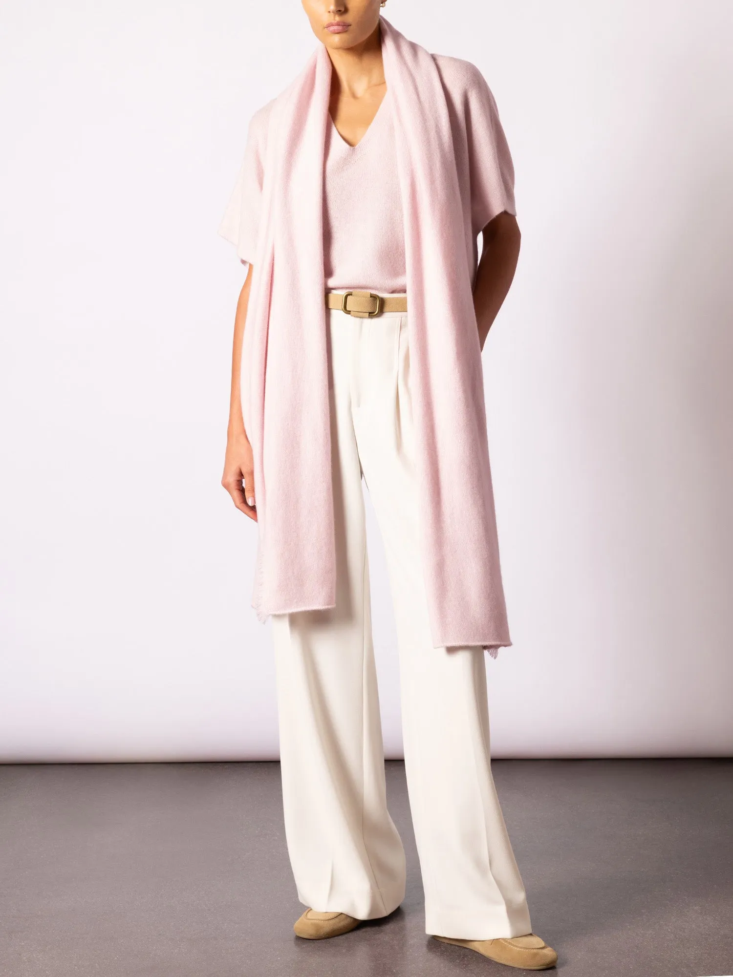 The Cashmere Fringe Wrap sold by Brochu Walker product image thumbnail 3