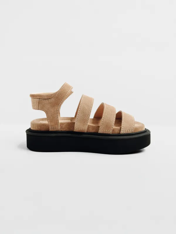 The Seoul Suede Sandal sold by Brochu Walker