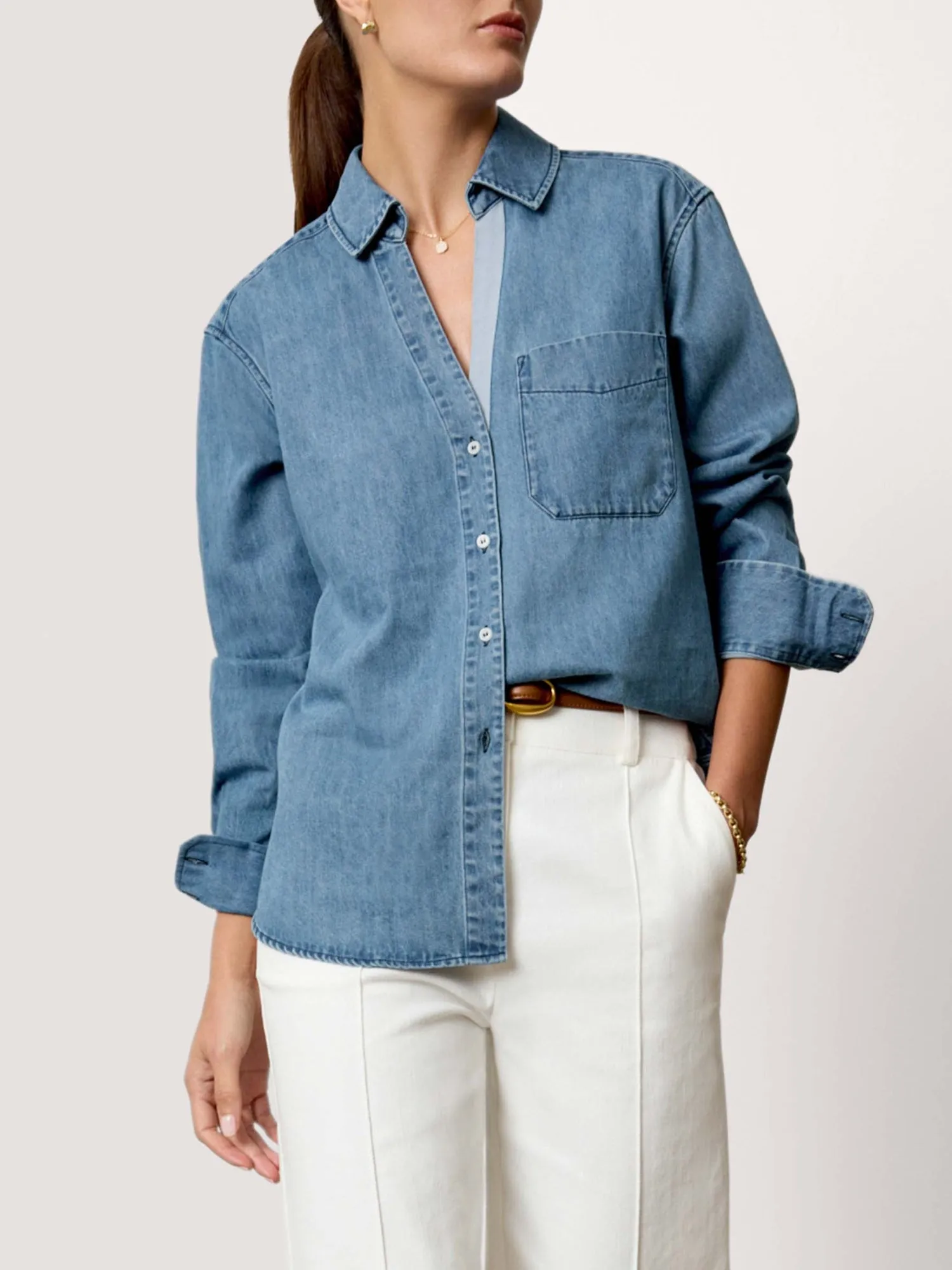 The Everyday Denim Shirt sold by Brochu Walker product image thumbnail 3