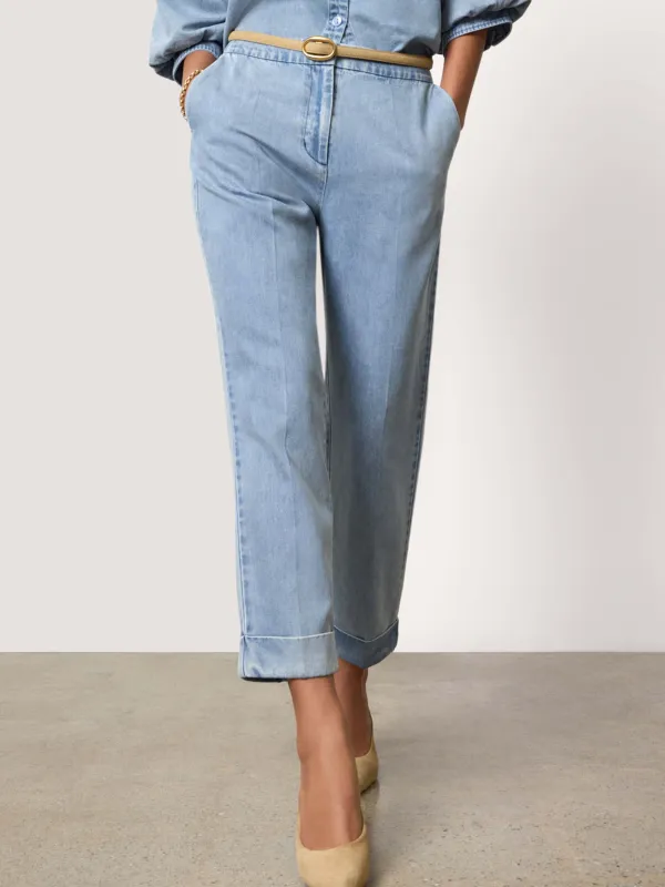 The Westport Denim Pant sold by Brochu Walker
