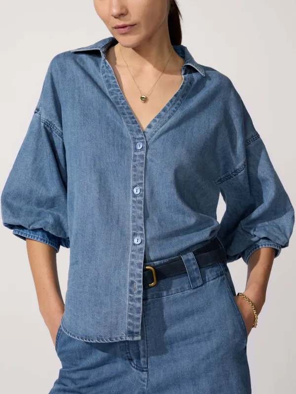 The Kate Denim Shirt made by Brochu Walker
