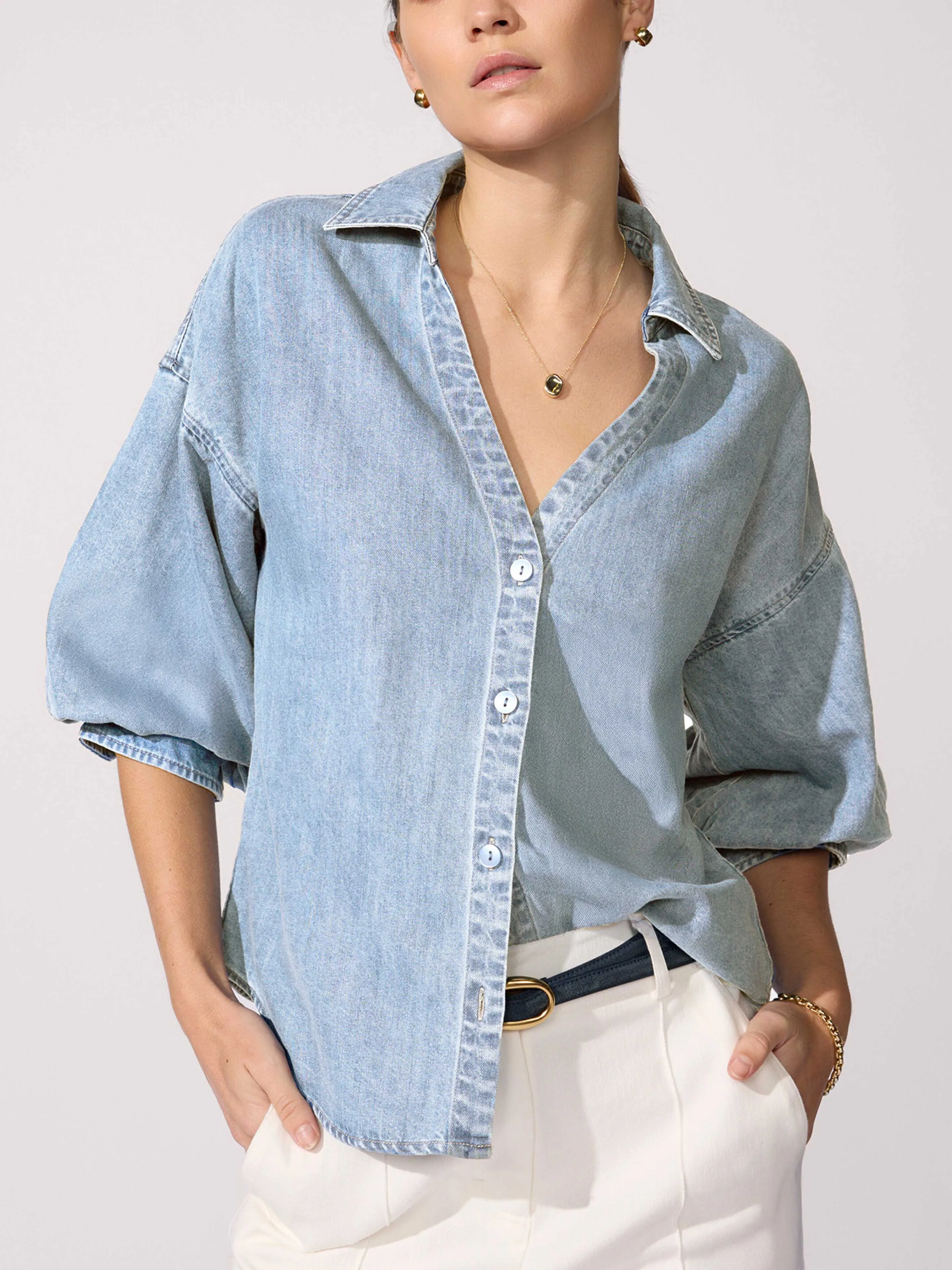 The Kate Denim Shirt sold by Brochu Walker