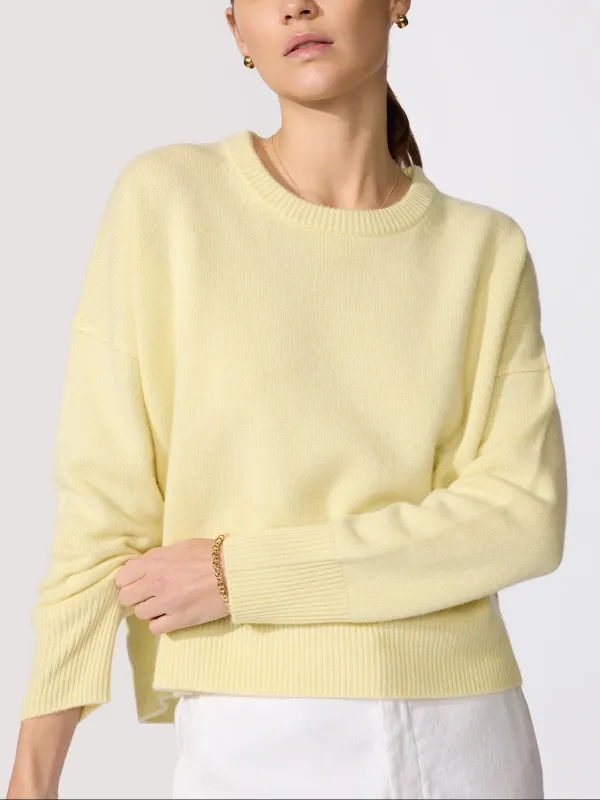 The Everyday Cashmere Bright Crew made by Brochu Walker