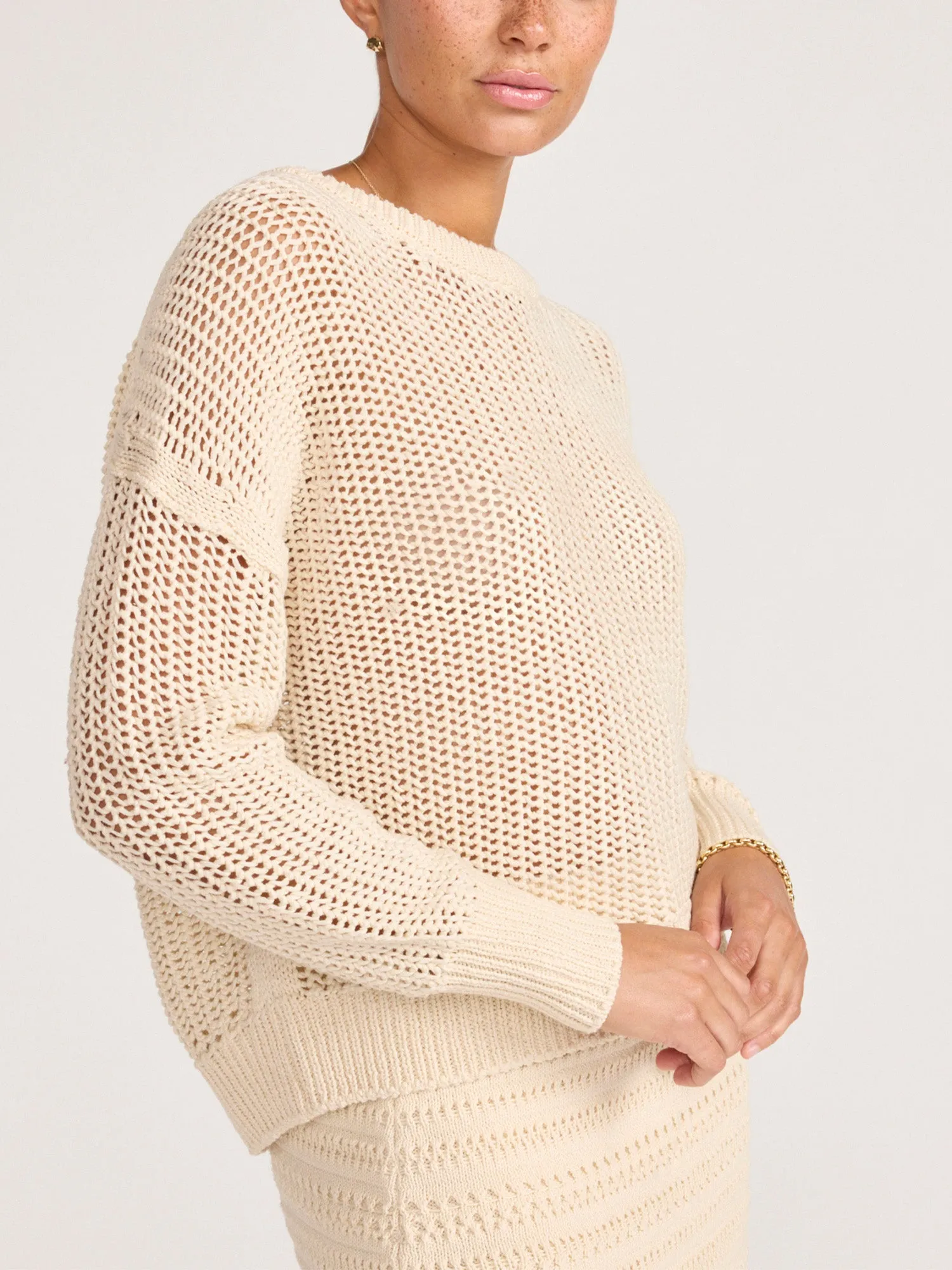 The Everyday Pointelle Bright Crew sold by Brochu Walker product image thumbnail 5