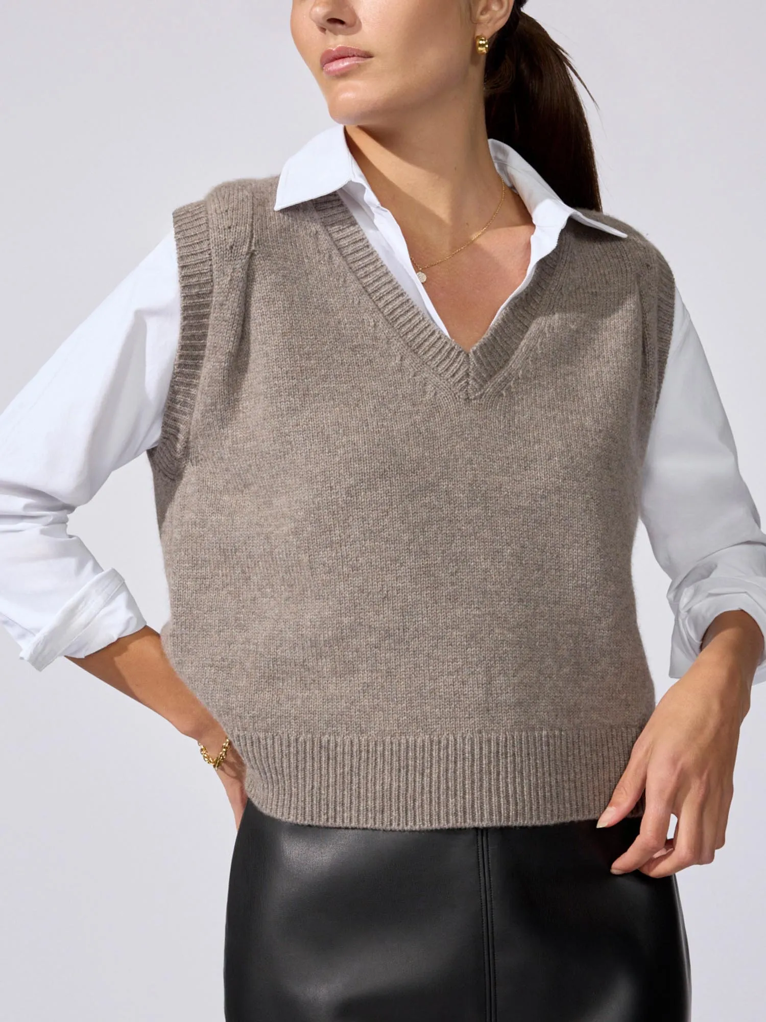 The Ren Sweater Vest sold by Brochu Walker