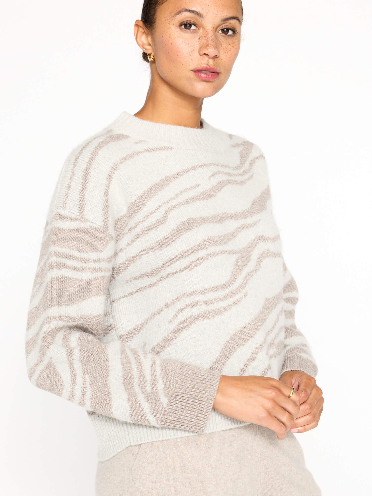 The Adria Jacquard Pullover sold by Brochu Walker product image thumbnail 2